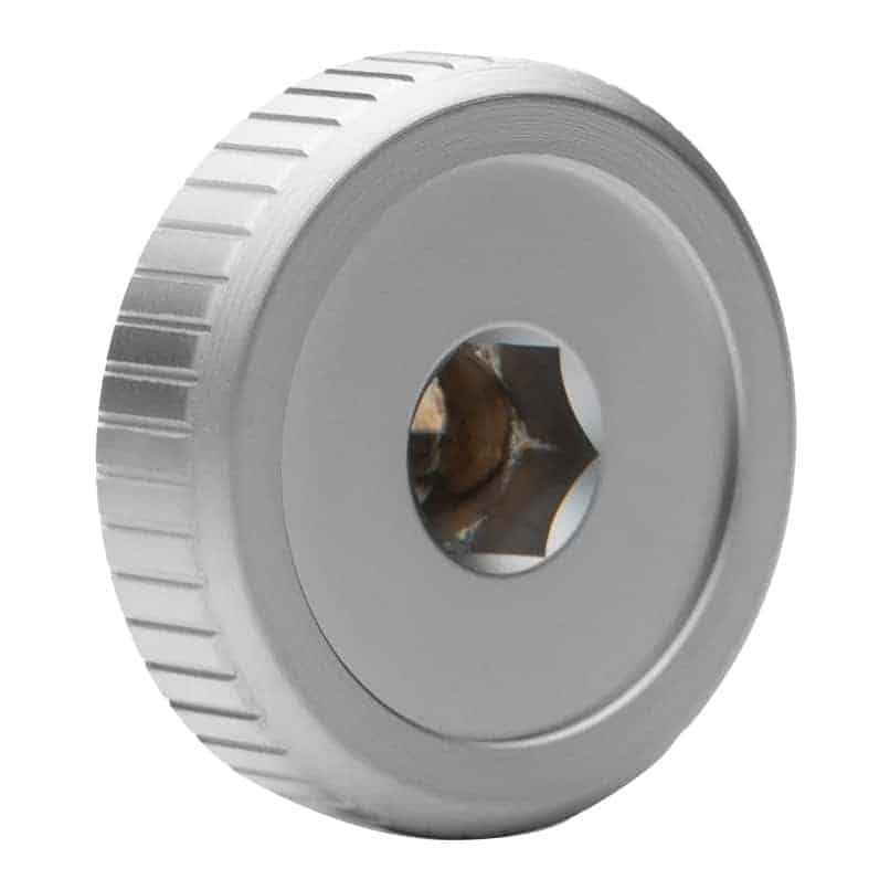 (image for) EK-Quantum Torque Satin Titanium G1/4 Water Cooling Plug with Badge